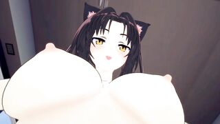 Yiff T-girl Masturbates On A Public Bus [cg anime uncensored]