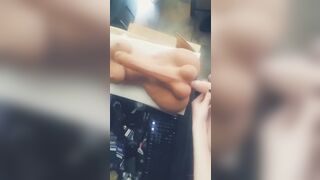Screwing my t-girl sex doll ( Tranny vs t-girl toy )