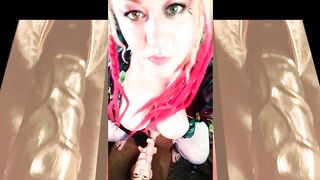 The Cute Transsexual desires to See u Suck on your 1st BBC and Gag on it