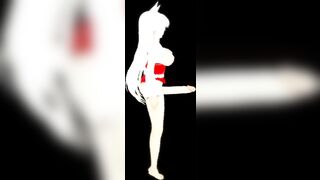 Фембой няша с большим членом и сиськами
