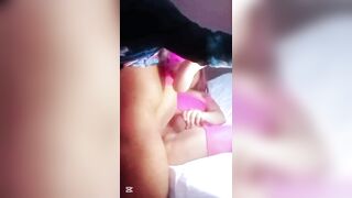 22-year-old trans woman squirts whilst her butt is being permeated