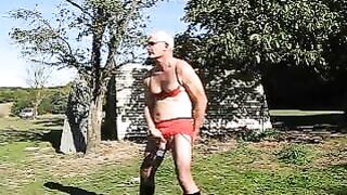 Annie as a slut outside