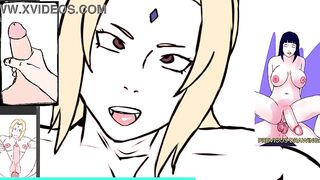 Futa Tsunade Banged Hard Lying on Back, Massive Vertical Knob Oozing and Shooting Cum Everywhere - Female JOI for U to Cum in 10 Min