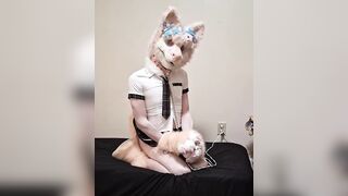 Remi Schoolgirl Vibed 1