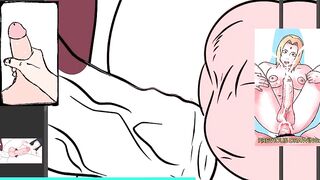 Trans Cutie Hinata Lying Down Taking Thick Ebony Schlong Unfathomable in Her Butt During the time that Her Heavy Hard Shlong Stands Tall