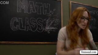 Wicked Schoolgirl trans Dominate Classroom in Wild Group hardcore Sex