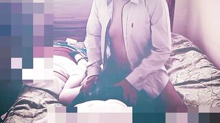 haciendo gritar a travesti femenina