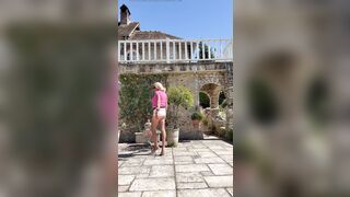 Pink sissy doxy outdoor