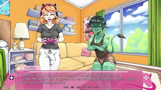 3 HAWT SUCCUBUS TEASE A FUTANARI GAMING ALSO HARD! - Demons Rise Up!