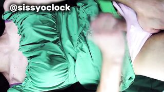 Large Tit Schoolgirl Cosplay Jizz flow SISSY OCLOCK femboy trans femme cumslut