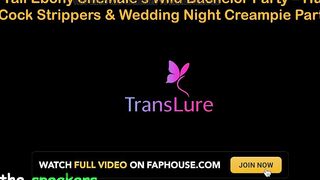 English Audio Sex Story - Tall Black Tgirl’s Wild Bachelor Party - Massive Jock Strippers & Wedding Night Creampie - 4