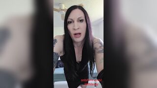 Seductive Gothic Lilith Lavey telling u how u'll be used
