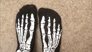 Trans Lady Takes off Boots and Socks After a Lengthy Day