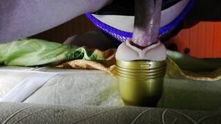 sissy toy twat masturbate and cum finish