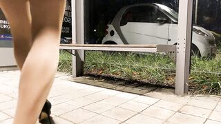 I came on a public street with a masturbator