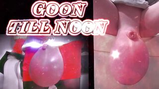 Goon untill Noon Large Spaceballs Crossdressing Stretched Balls Saline Ballstretching Large Breasts CBT Huge Ever Red Petticoat Large Boobs Amateur Crossdresser