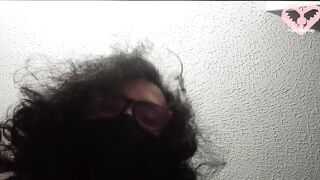 POV: Alternative transgirl Screws your throat and cums over your face