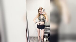 tiny and cute teen trans hotty feeling gorgeous