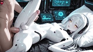 Spaceship Longing - Futa Android Bangs Chap (AI Generated)