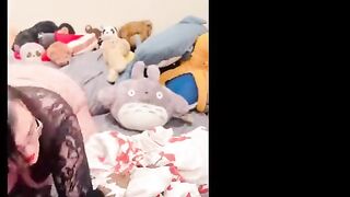 Alt Trans Bimbo mother I'd like to fuck Christi Cream Cake Shows off Jiggle Physics