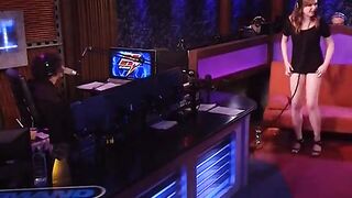 Bee the Shemale rides the Sybian on The Howard Stern Show