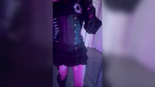 Punk large weenie angel in petticoat