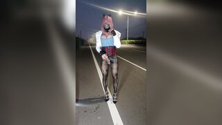 During the live stream, I couldn't assist but ejaculate twice. 24.(@04:59 @05:17)
