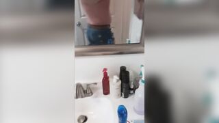 Teaser movie scene! Crossdressing bitch plays on livecam