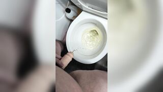 Stand to pee slowed down