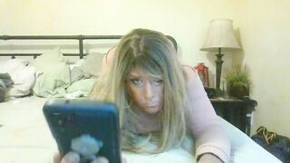 crossdresser having pleasure