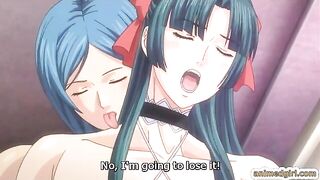 Threesome transsexual hentai bigboobs 3some drilled