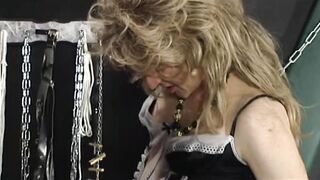 Hardcore sex in a dungeon with shemale torture