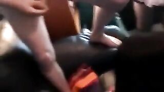 Concupiscent Crossdresser Used And Screwed And Cummed On