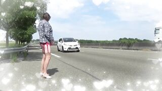 transgender sex toy in sounding urethral underware  outdoor three