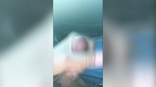 TS on Public Bus Jerking off - Spunk Flow