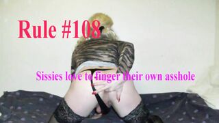 Sissy Rules Slideshow with Subliminal Sissy Feminization Training