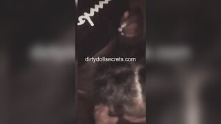 Horngry Thug Sucks a Tranny’s Large Ebony Penis
