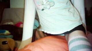 TCD Kiara, Cute little Femboy Pillow Humping