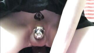 Emo Trap Bizarre Anal and Chastity Climax