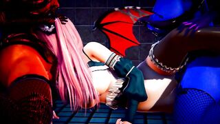 3SOME FUTANARI SUCCUBUS SEX - CG ANIME DEMONS