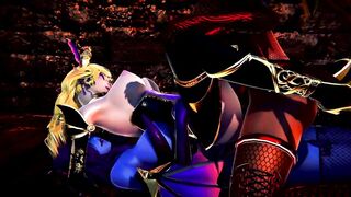 3SOME SHEMALE HENTAI SUCCUBUS SCREW IN PUNISHMENT ROOM - CG MANGA DEMONS