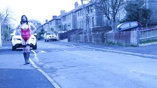 crossdressed in public on a council estate