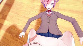 Goth. Doki Doki Shemale Hentai Club: Shemale Hentai Natsuki hard bang Futanari Yuri Taker POV