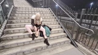 Sissy Riding a Sex Tool at the Teach Station (re-uploaded)