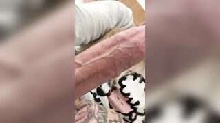 Ashley Roberta trans exibindo o mastro