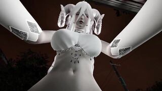 Shemale Hentai Demon Hits on Mage Beauty