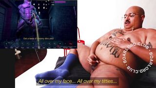 Chubby Nonbinary BOARLORD Plays Porn Game Mutant Alley: do the Dinosaur (TRAILER)