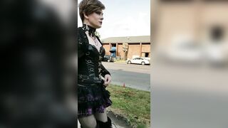 Exposing my wang on high street