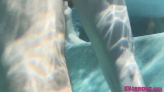 T-Girls in fuckfest get butts drilled