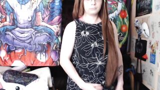 Glasses-Fetish Sissy Masturbation during the time that watching Anime #First Time Porn